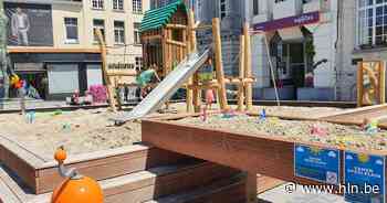 Ravotten in tijdelijke speeltuin op de Markt in Oudenaarde - Het Laatste Nieuws