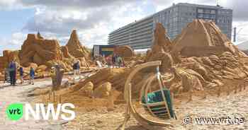 Zandsculpturenfestival in Middelkerke gaat van start: “Meer dan 6.000 ton zand en 2.000 uren werk” - VRT NWS