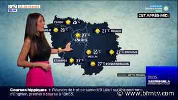 Météo Paris-Île-de-France: les températures grimpent ce lundi, jusqu'à 27°C attendus à Paris - BFMTV