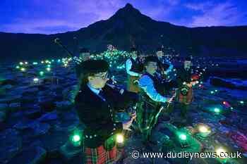 Lumenators create artwork at the Giant's Causeway - Dudley News