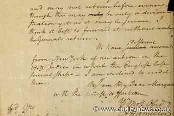 Long-missing Alexander Hamilton letter put on public display - Dudley News