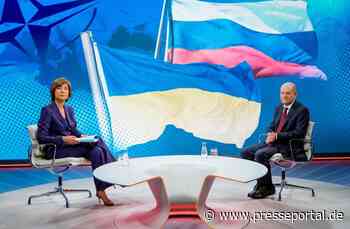 Bundeskanzler Olaf Scholz stellt sich Bürgerfragen bei "maybrit illner" im ZDF