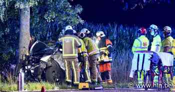 Europafeesten eindigen met klap tegen boom: 25-jarige Meulebekenaar zwaargewond - Het Laatste Nieuws