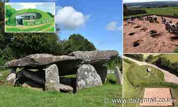 Archaeologists carry out first dig at King Arthur's tomb