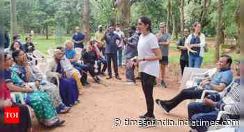 Bengaluru: Walkers, others lock horns over eco-fitness trail move - Times of India