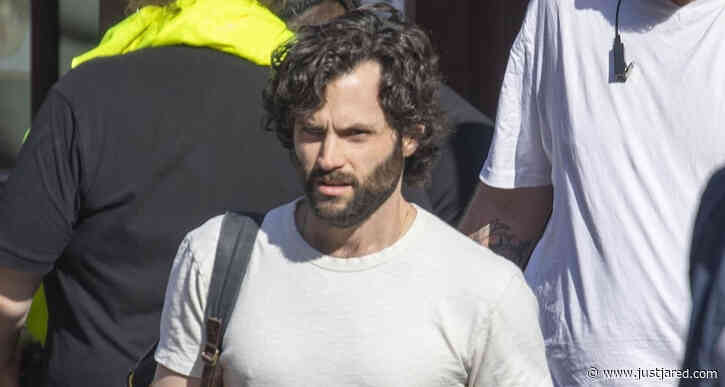 Penn Badgley Wraps Up a Day of Filming 'You' Season Four in London