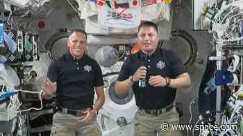 Astronauts celebrate July 4 in space and pay honor to Houston
