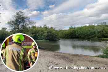Grass and wasteland destroyed by fire on Mitcham Common