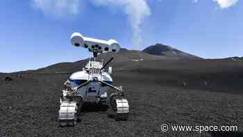 Cute lunar robots test their skills on Italy's Etna volcano