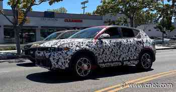 We Spied the Upcoming Dodge Hornet Hybrid SUV     - CNET