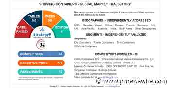 New Study from StrategyR Highlights a $8.2 Billion Global Market for Shipping Containers by 2026 - PR Newswire