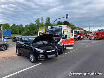 Unfall mit Rettungswagen bei Weinsberg - STIMME.de - Heilbronner Stimme