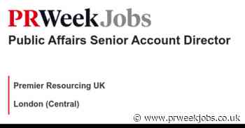 Premier Resourcing UK: Public Affairs Senior Account Director