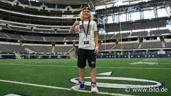 Willich/Dallas: Football-Supertalent Jari (9) trainiert jetzt in den USA - BILD