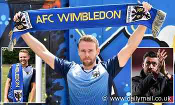 AFC Wimbledon announce the signing of defender Chris Gunter after his Charlton contract expired