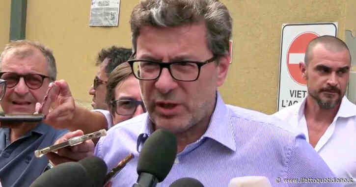 Giorgetti: “La leadership di Salvini non è in discussione. Giusto che la Lega porti avanti la sua linea anche al governo”