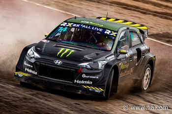 Euro RX - Oliver Solberg sets the early 'Magic Weekend' pace in Sweden - FIA