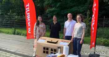 Vooruit Herentals voert actie op zondagsmarkt: “Overheid moet ingrijpen op woningmarkt” - Het Laatste Nieuws