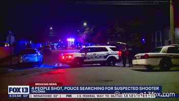 Police search for suspect after 4 people shot in Tacoma - FOX 13 Seattle