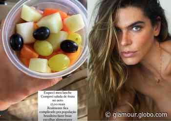 Mariana Goldfarb reclama do preço de lanche em aeroporto: "Salada de fruta R$17" - Glamour Brasil