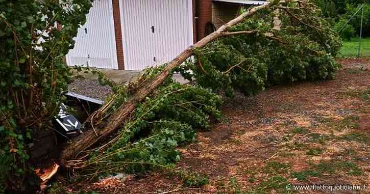 Violento temporale nel Piacentino: una vittima, travolta dal crollo di un muro. Scoperchiato il tetto dell’ospedale a Fiorenzuola