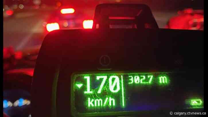 Calgary police catch 17-year-old driving 170 km/h on Stoney Trail