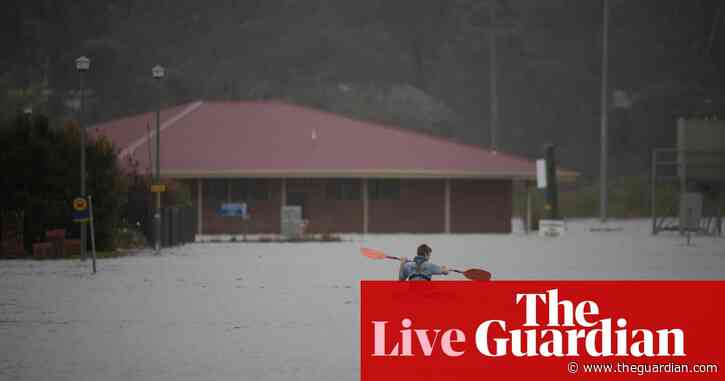 Australia news live updates: thousands more evacuated in Sydney floods; RBA interest rate decision due