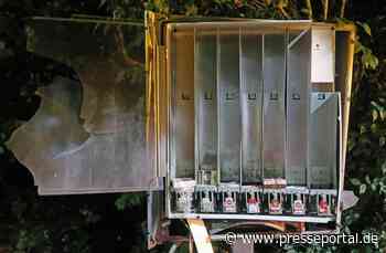 POL-ME: Unbekannte sprengen Zigarettenautomat - Hilden - 2207004 - Presseportal.de