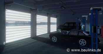 Industrietor mit Fiberglasfüllung und RC 3-Zertifizierung neu von Butzbach