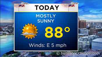 Maryland Weather: Warm & Dry Fourth Of July Forecast - CBS Baltimore