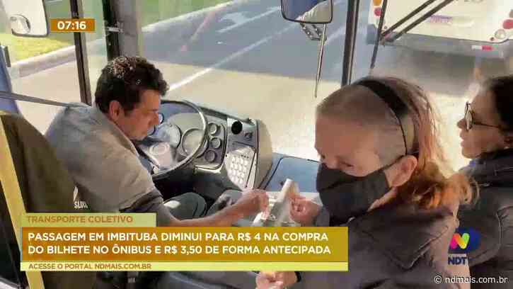 Passagem em imbituba diminui para R$ 4 na compra do bilhete no ônibus e R$ 3,50 de forma antecipada - ND Mais