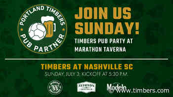 Join us! Timbers Pub Partner Watch Party at Marathon Taverna on July 3 | PTFC - timbers.com