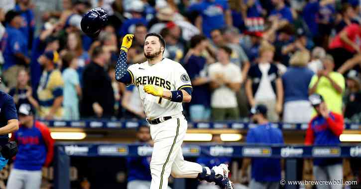 Caratini’s 10th-inning blast makes Brewers walk-off winners over Cubs 5-2