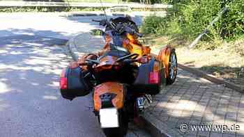 Finnentrop: Trike-Fahrer (78) fährt gegen Verkehrsschild - WP News