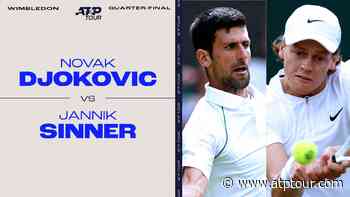 QF Preview: Novak Djokovic Sees 'A Little Bit Of Myself' In Jannik Sinner's Game - ATP Tour