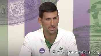 'Novak Djokovic felt very bad', says top coach - Tennis World USA