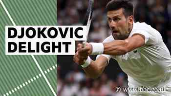 'A pleasure to watch him on Centre Court' - Best bits from Djokovic's win - BBC