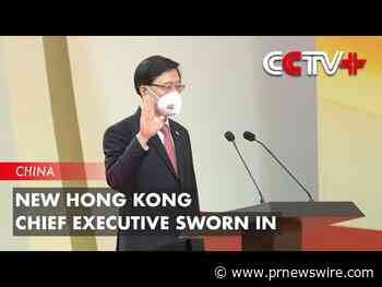 CCTV+ : Prestation de serment du nouveau chef de l'exécutif de Hong Kong