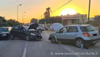Scontro frontale sulla litoranea, due feriti in ospedale a Manduria - La Voce di Manduria