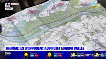 Rhinau: des habitants s'opposent au projet Europa Vallée - BFMTV