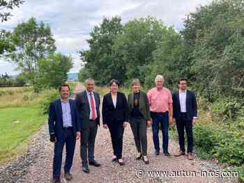 GRAND AUTUNOIS-MORVAN : L'ancienne voie ferrée Autun-Dracy Saint-Loup officiellement transférée à la communauté de communes - Autun Infos