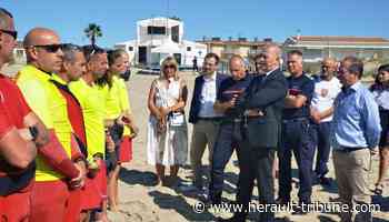 Marseillan : présentation du dispositif de secours côtier avec le préfet Hugues Moutouh - Hérault Tribune