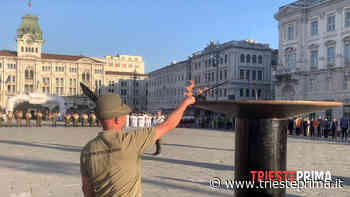 La staffetta degli Alpini a Trieste: la cerimonia in piazza Unità (VIDEO) - TriestePrima