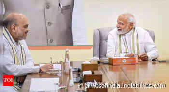 Prime Minister Narendra Modi and Amit Shah discuss plans for ‘Mission Telangana’ - Times of India