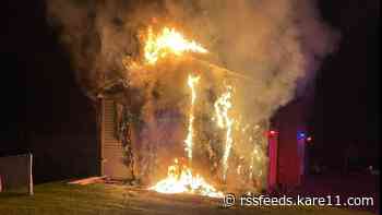 HFD: Hugo garage fire was likely caused by fireworks