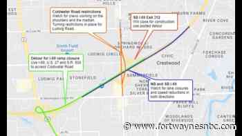 Interchange modification at I-69, Coldwater to begin next week - Fort Wayne's NBC