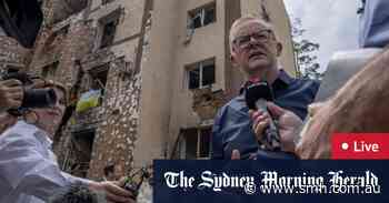 As it happened: Albanese meets with Zelensky in Ukraine; Thousands of Sydney homes at risk of flooding as heavy rain continues in NSW - Sydney Morning Herald