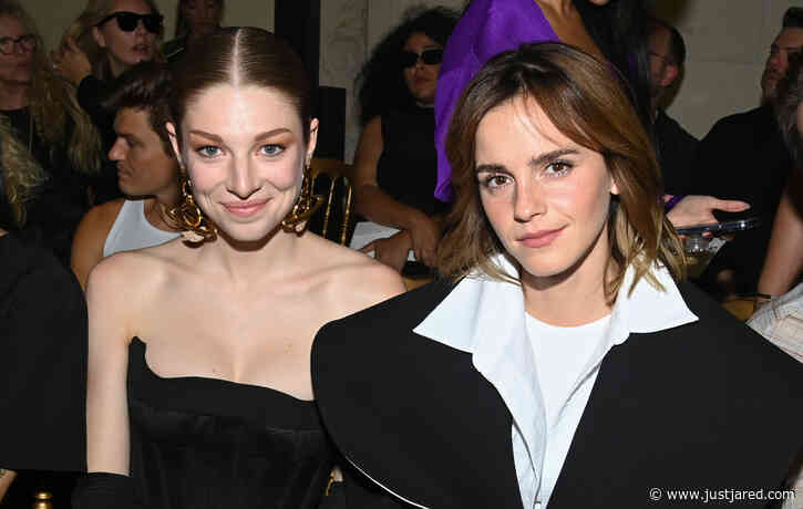 Emma Watson Joins Hunter Schafer & So Many More Stars at Schiaparelli Show in Paris