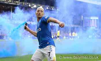 Richarlison set to receive one-match ban for throwing a firework during Everton's win over Chelsea