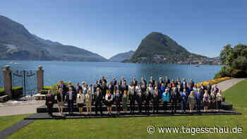 Ukraine-Konferenz in Lugano: Erste Schritte für den Wiederaufbau